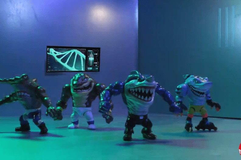 Street Sharks Figures From Mattel Celebrate Series’ 30th Anniversary