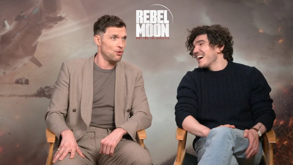 Ed Skrein & Fra Fee Rebel Moon Interview