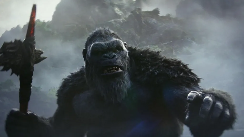 Kong in Godzilla x Kong The New Empire