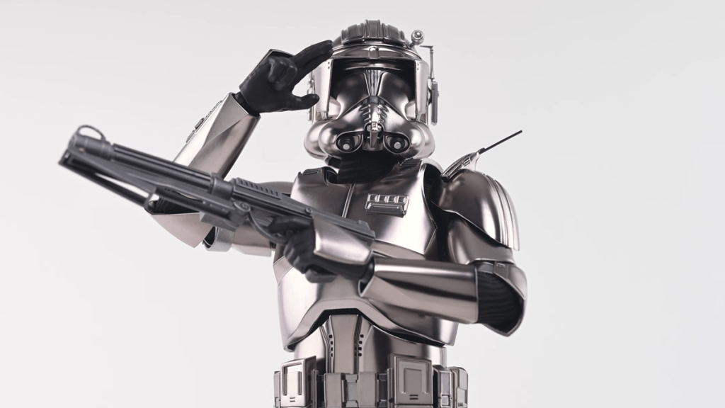 Star Wars Chrome Commander Cody Figure Unveiled by Sideshow Collectibles