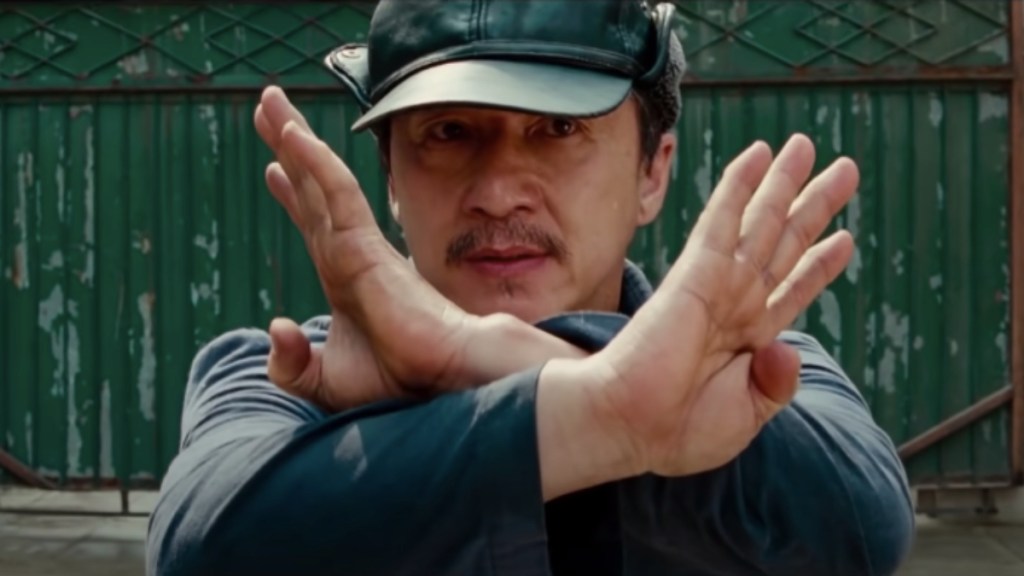 Jackie Chan as Mr. Han in The Karate Kid