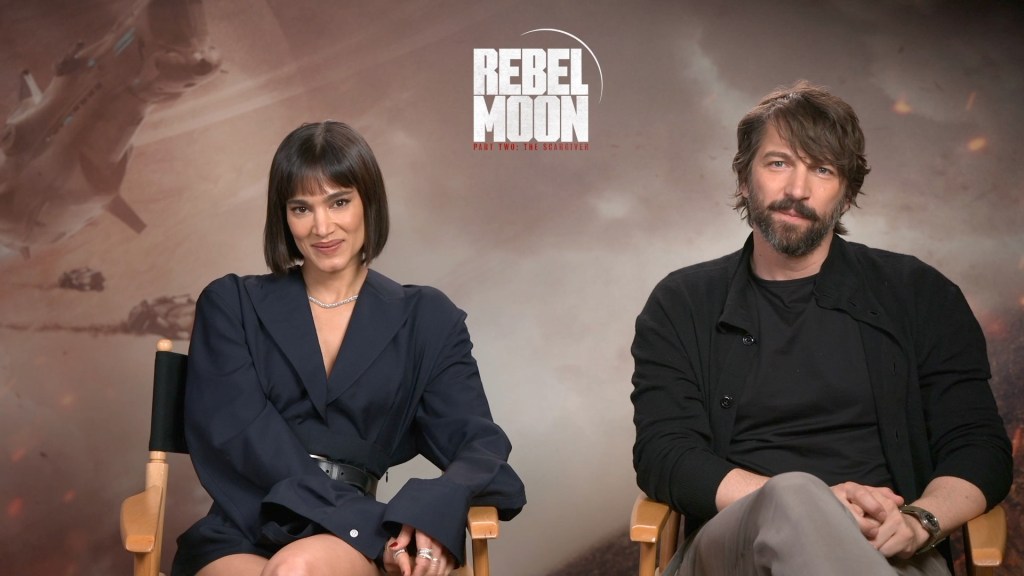 Rebel Moon Part Two Interview: Sofia Boutella & Michiel Huisman Talk Sci-Fi Sequel