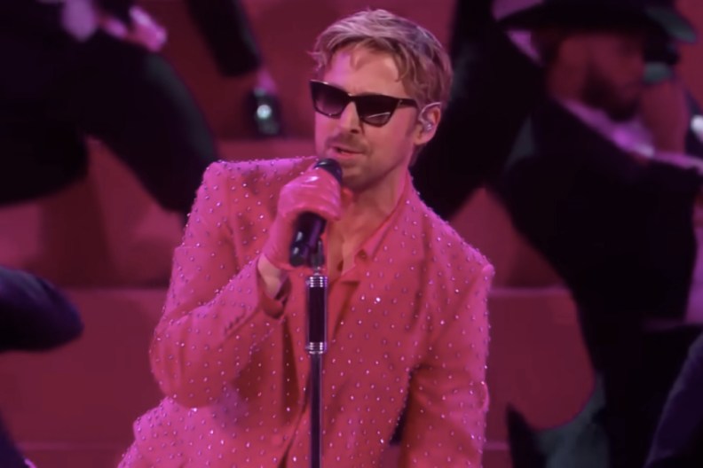 Ryan Gosling singing I'm Just Ken at the Oscars