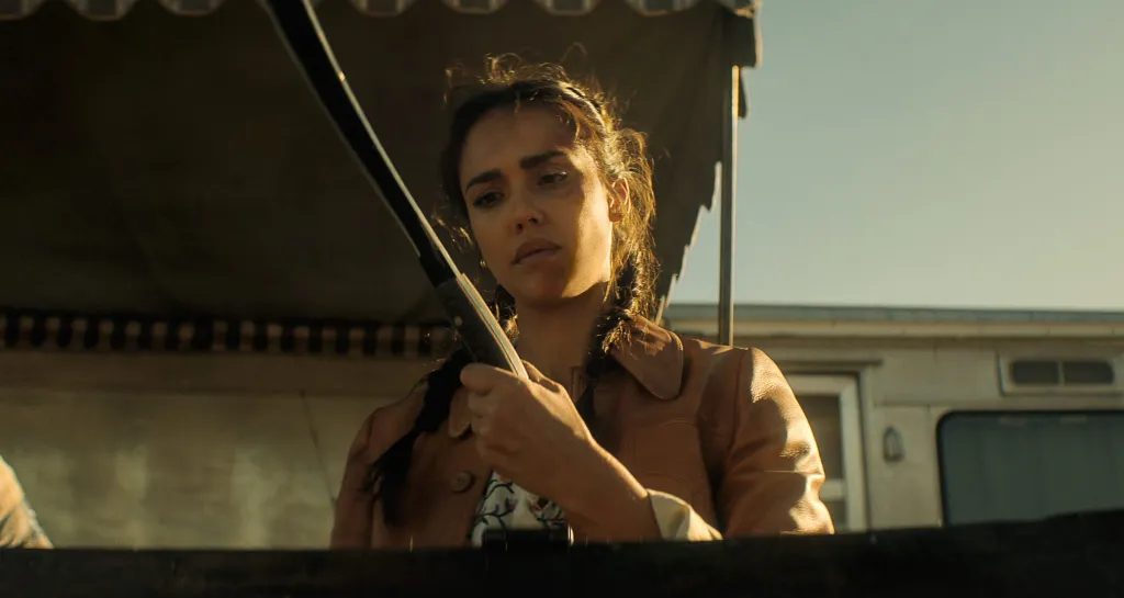 Trigger Warning Photos Set Release Date for Netflix’s Jessica Alba Action Movie
