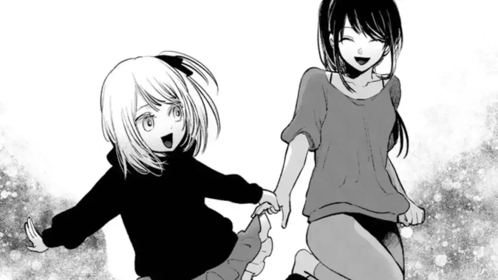 Tsukuyomi and Ruby in Oshi no Ko manga chapter 145