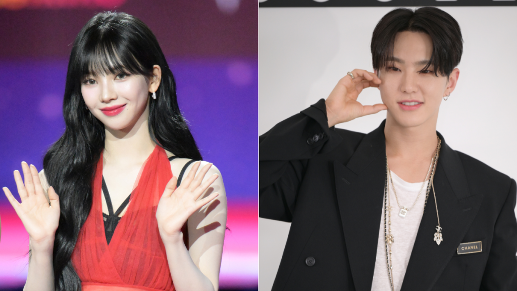 Aespa's Karina and Seventeen's Hoshi in KBS2 show Synchro Yoo