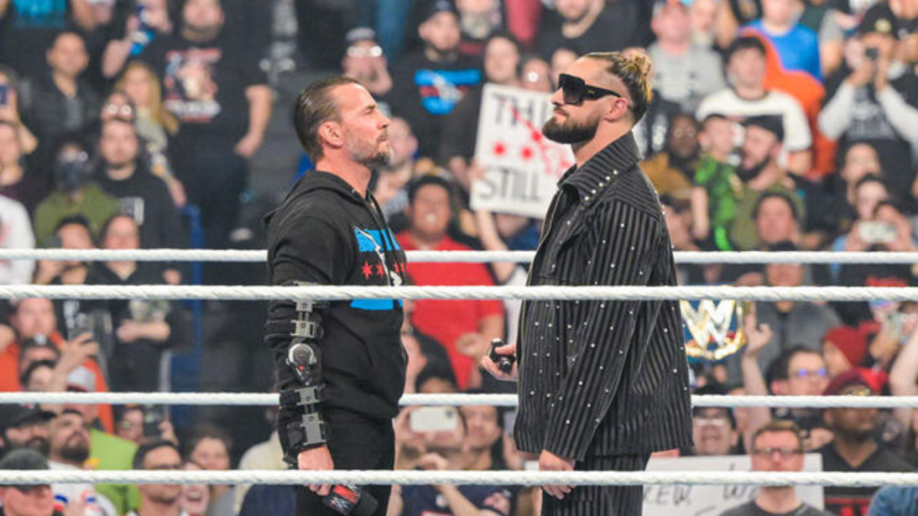 CM Punk and Seth Rollins