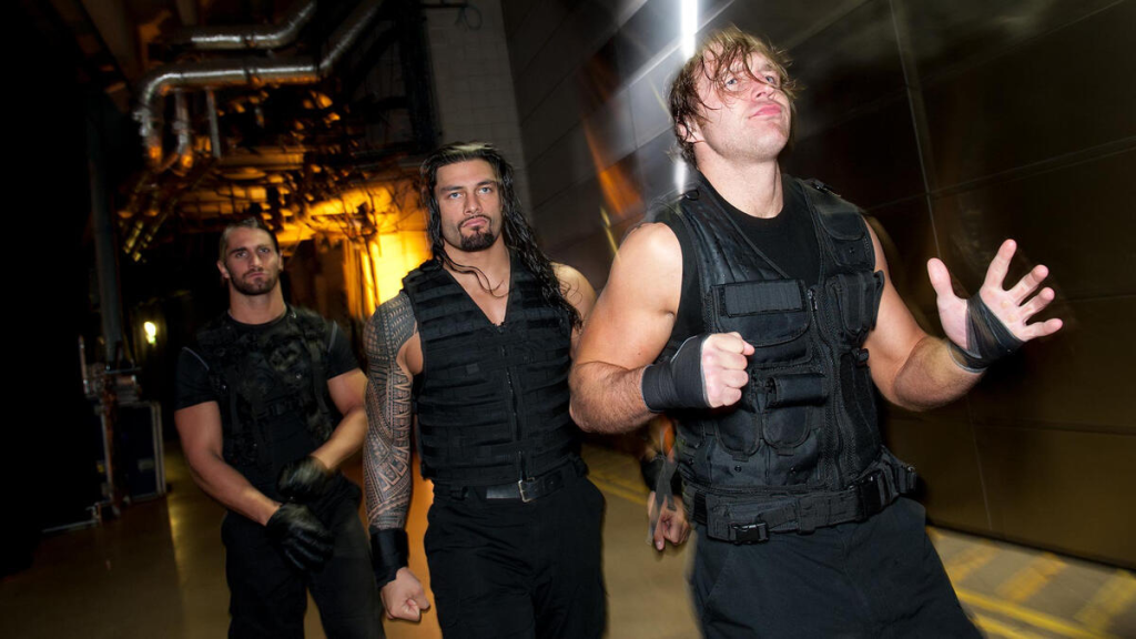 The Shield backstage at WWE
