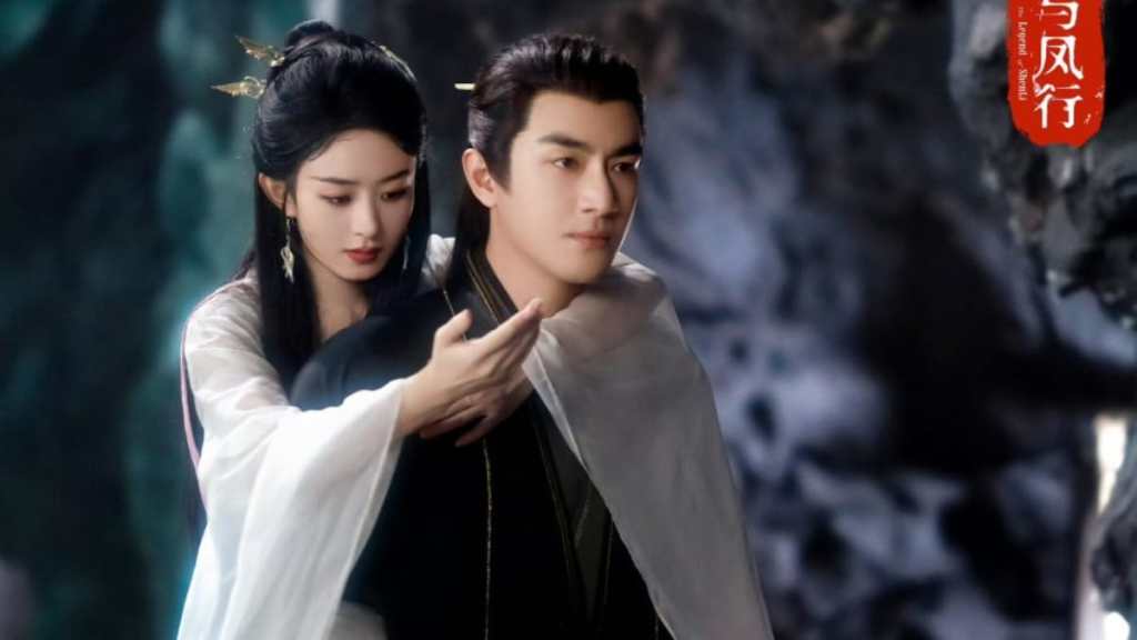 Lin Gengxin carries Zhao Liying on his back