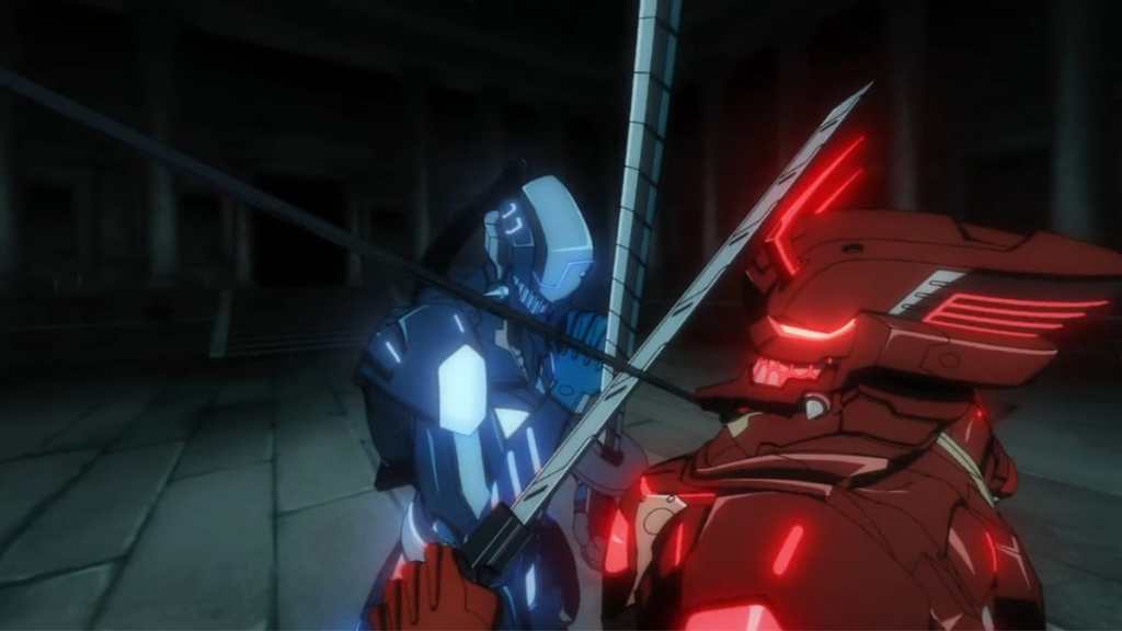 Zai and Higan in Ninja Kamui episode 10