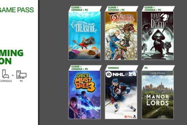 Game Pass getting seven new games