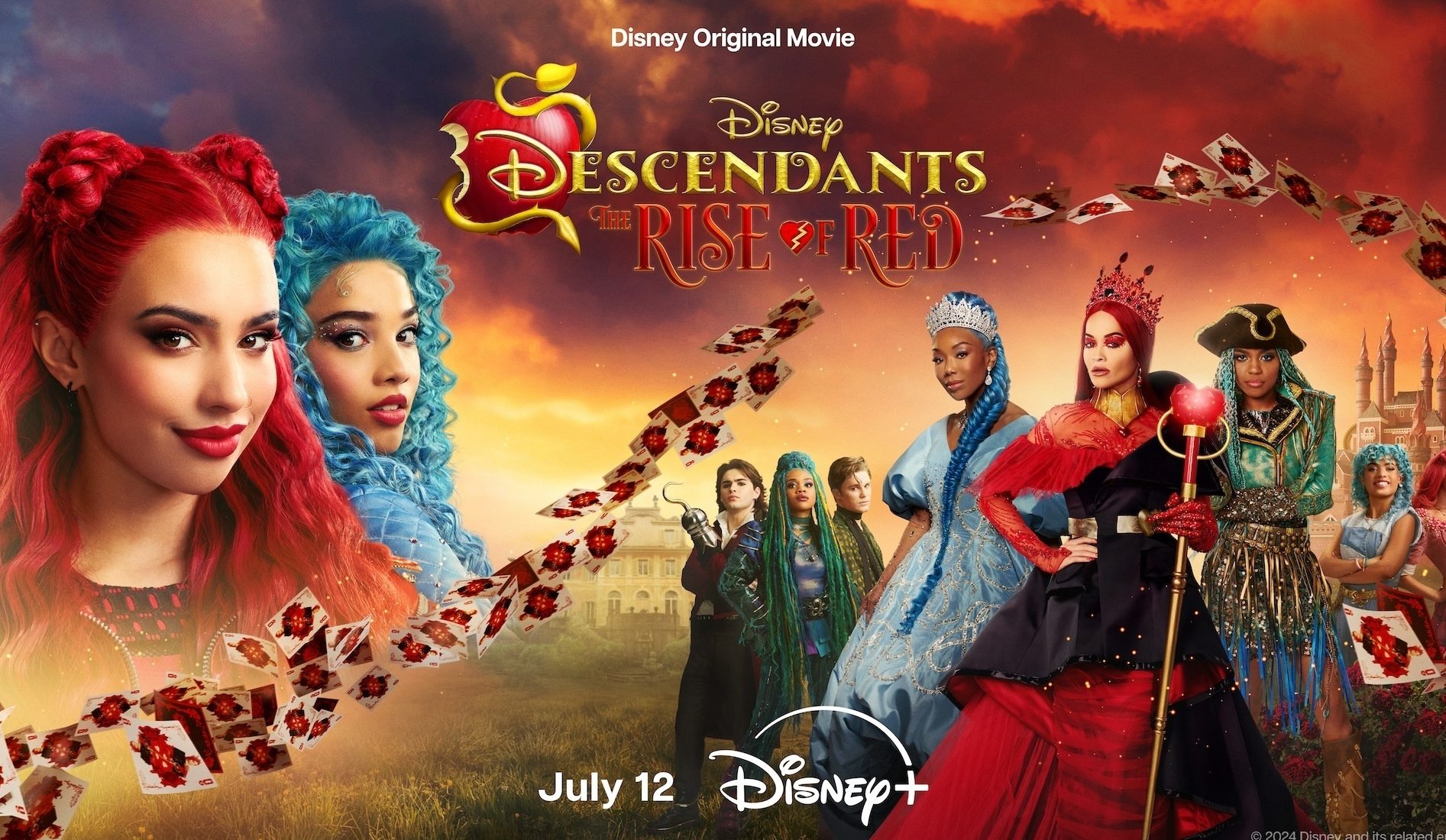 Descendants The Rise of Red Trailer Previews TimeTraveling Sequel