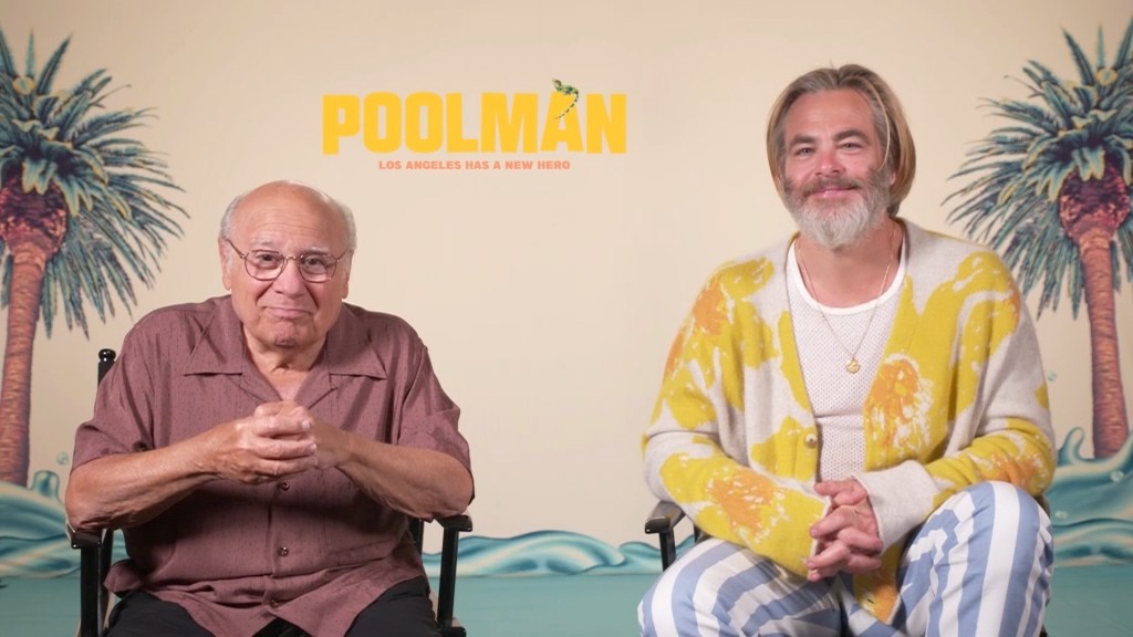 Poolman Interview: Chris Pine & Danny DeVito Talk Directing