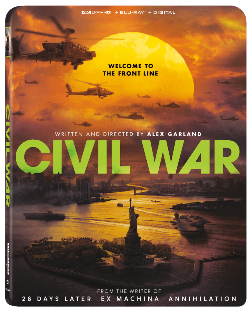 Civil War 4K, Blu-ray, and DVD Release Date, Special Features Set