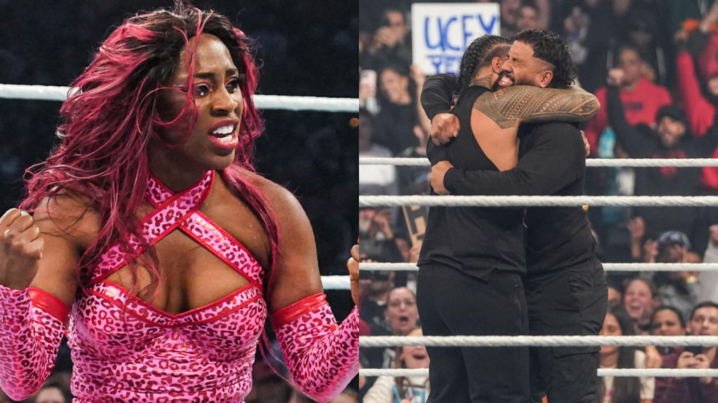 Naomi reacts to Jimmy Uso and Jey Uso reunion from WWE SmackDown