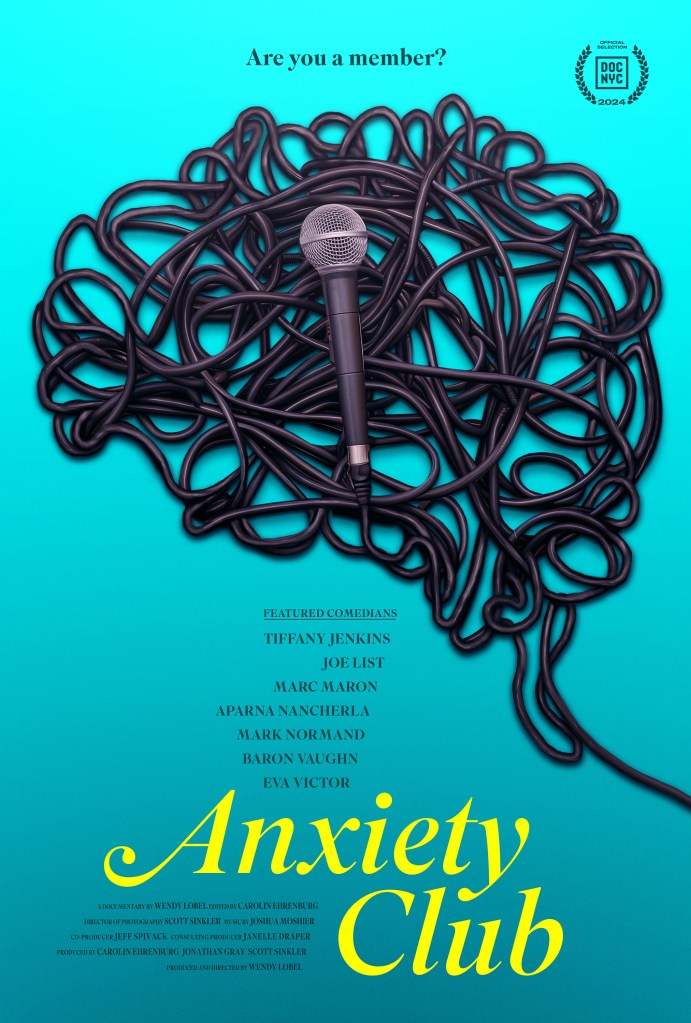 Exclusive Anxiety Club Poster Previews Documentary on Comedians' Search for Help