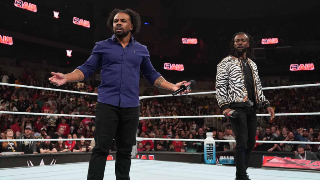 Xavier Woods and Kofi Kingston on WWE RAW
