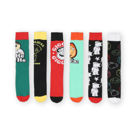 Bioworld Family Guy Crew Socks