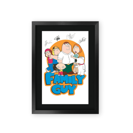 Family Guy Framed Signed Picture
