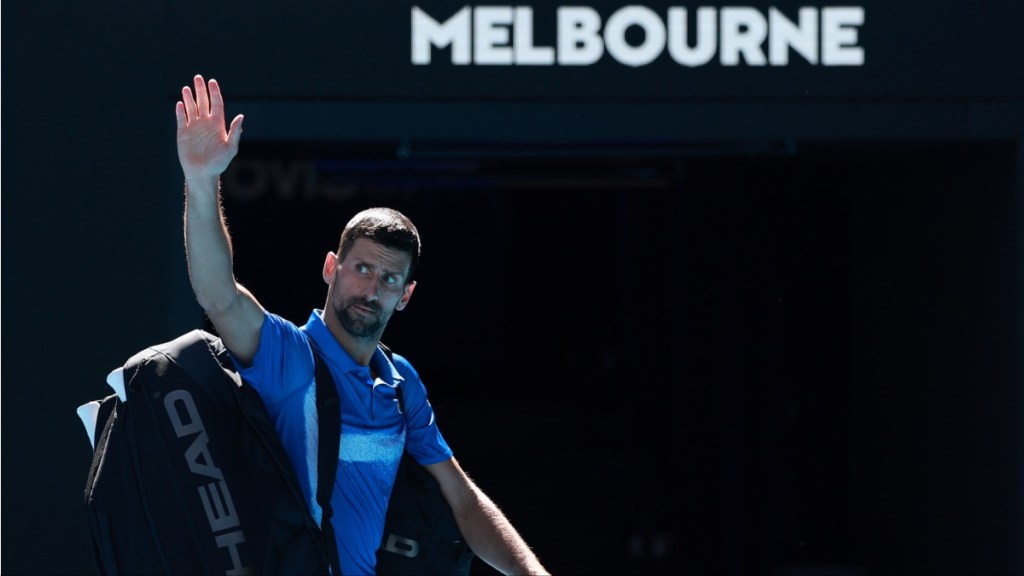 Novak Djokovic Posts Picture of Sprained Ankle for 'Experts'