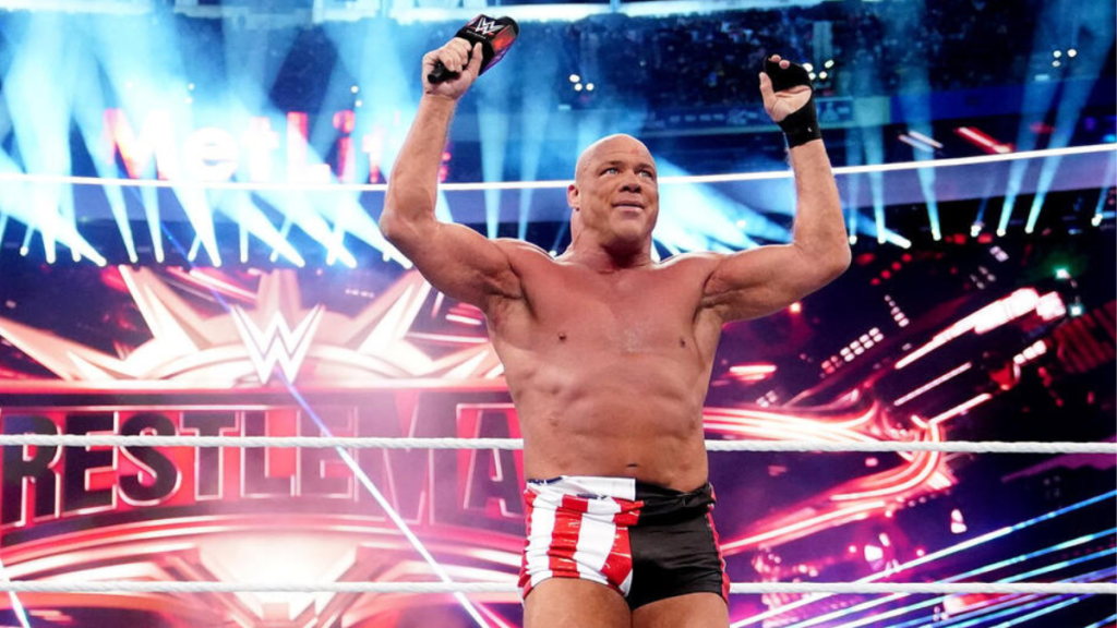 WWE Hall of Famer Kurt Angle.