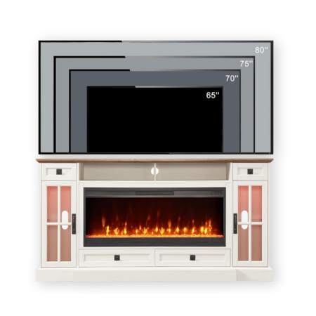 OKD 42-inch Fireplace TV Stand