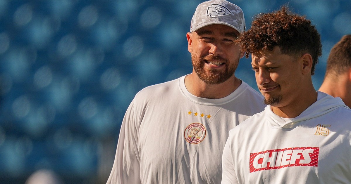 Patrick mahomes gives travis kelce retirement update after super bowl 2025