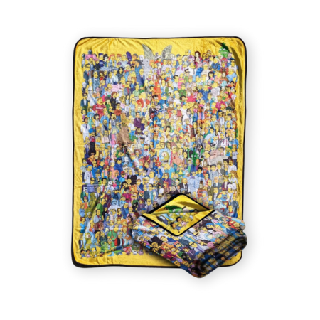 The Simpsons Fleece Throw Blanket