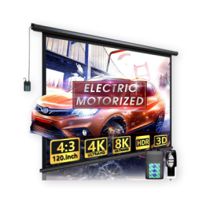Aoxun 120-inch Motorized Projector Screen