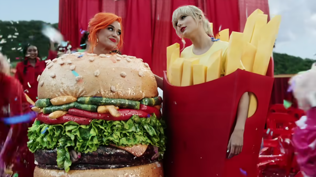 Katy Perry and Taylor Swift