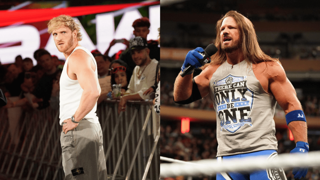 Logan Paul Demands a Face-Off with AJ Styles on WWE RAW in London