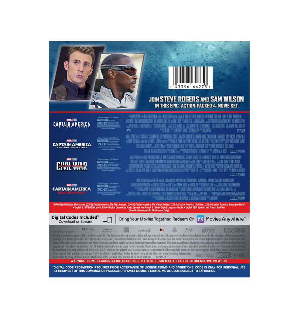 Captain America: Brave New World Digital, 4K UHD, & Blu-ray Release Date Set