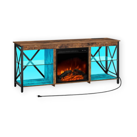 HOOBRO Fireplace TV Stand