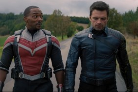 Sebastian Stan bald Anthony Mackie