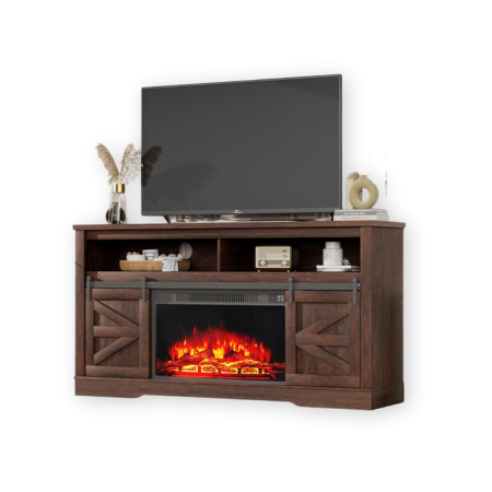 YESHOMY Fireplace TV Stand