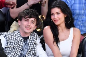 Timothée Chalamet & Kylie Jenner Kiss at Lakers Game With Ex Lily-Rose Depp in the Crowd