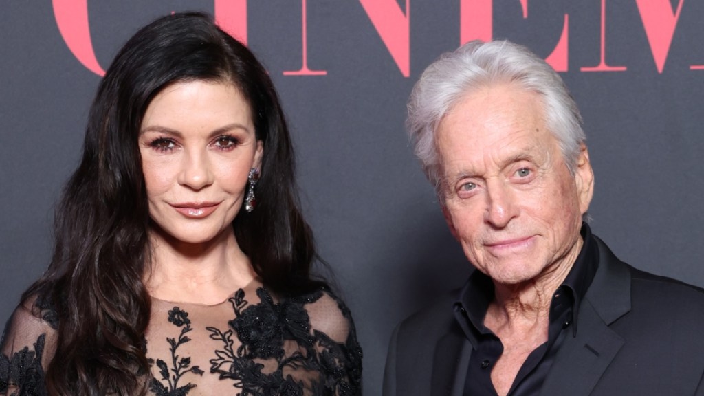 Michael Douglas & Catherine Zeta-Jones Celebrate Daughter Carys' Graduation