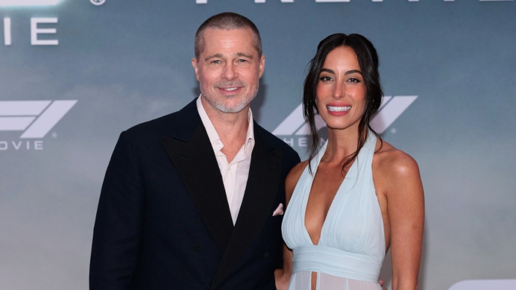 Brad Pitt Ines de Ramon F1