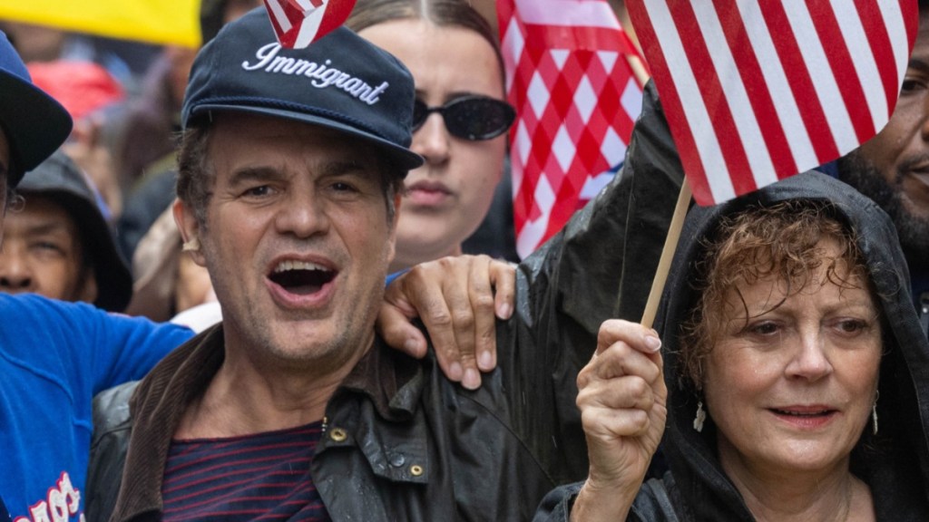 Mark Ruffalo Jimmy Kimmel No kings protest