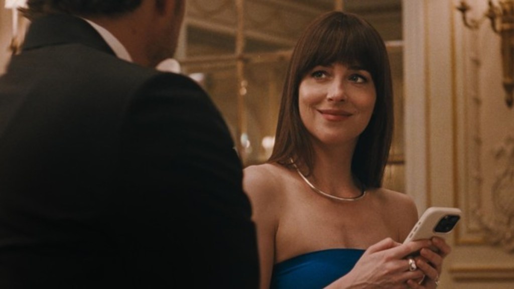 Dakota Johnson Tries To Make Pedro Pascal & Chris Evans Kiss in New Video