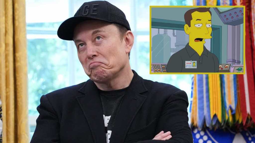 elon musk the simpsons matt groening