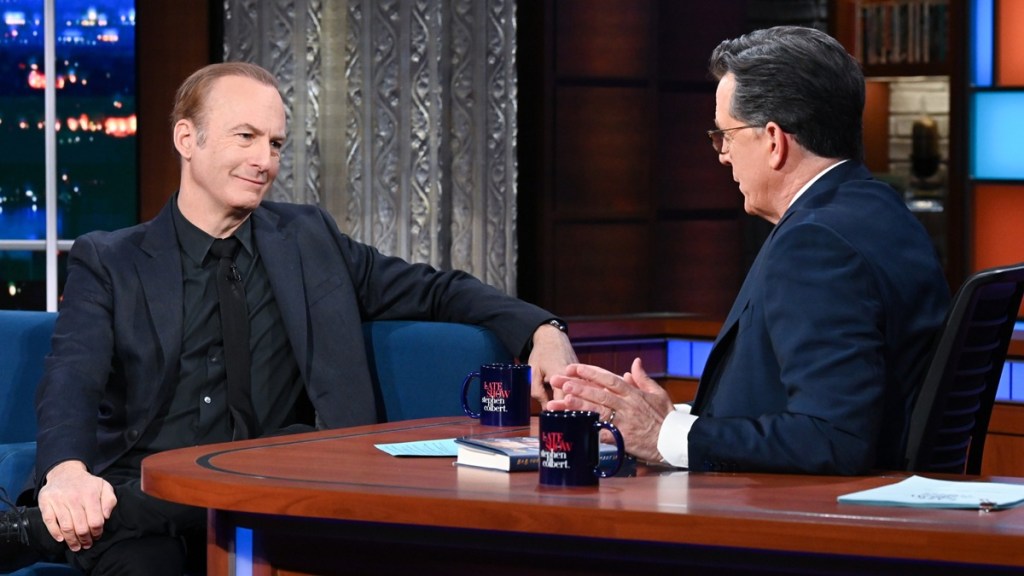 Bob Odenkirk Compares Stephen Colbert to Conan O'Brien Amid Late Show Cancellation
