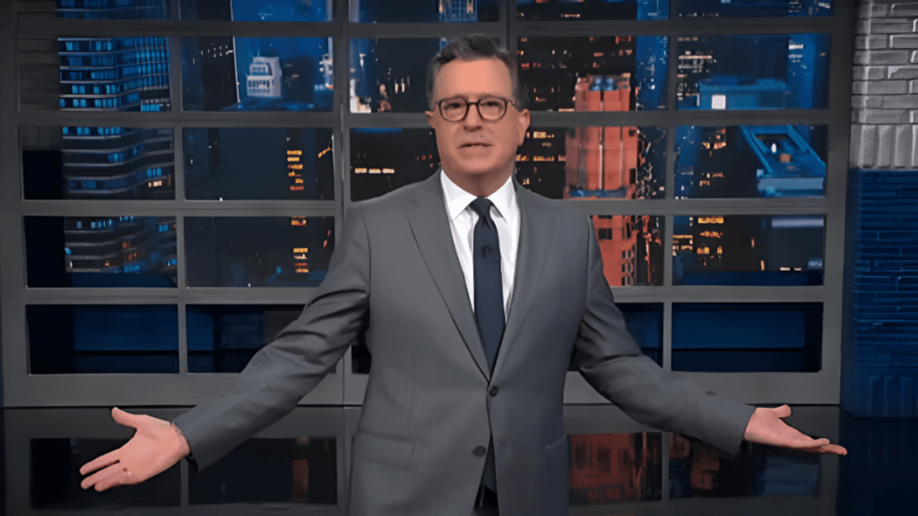 Stephen Colbert Recreates Viral Coldplay Kiss Cam Incident