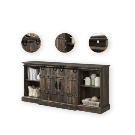 OKD Fireplace TV Stand