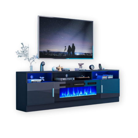 oneinmil Modern Fireplace TV Stand