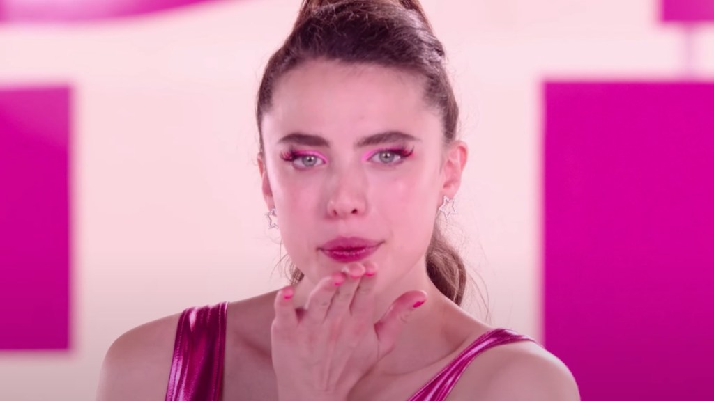margaret qualley adam sandler happy gilmore