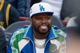 HOUSTON, TEXAS - MARCH 15: Curtis "50 Cent" Jackson attends the game between the Los Angeles Lakers and the Houston Rockets at Toyota Center on March 15, 2023 in Houston, Texas.