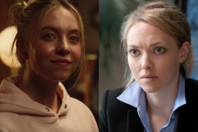 Sydney Sweeney and Amanda Seyfriend pose.