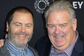 Parks & Recreation's Nick Offerman Hilariously Pranks Costar Jim O'Heir Amid Surprise Reunion