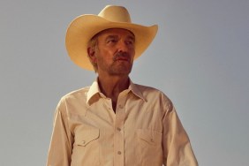 Billy Bob Thornton looks and stares.